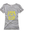 Geek Glasses Nerd Woman Sports T-shirt