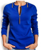 Women shirts with zipper women tops geek