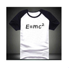 E = MC2 Letter T- Shirt Male Clothes Geek Nerd Tees