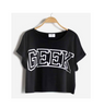 2015 New Summer T-shirt Women Geek Print