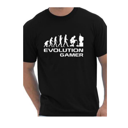 Evolution Of A Gamer Geek Gift Funny Mens T-Shirt