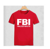 FBI T-Shirt Geek Men Short Sleeve Cool Camiseta