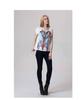 Abstract art american apparel geek shirt women