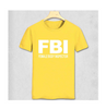 FBI T-Shirt Geek Men Short Sleeve Cool Camiseta