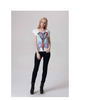 Abstract art american apparel geek shirt women