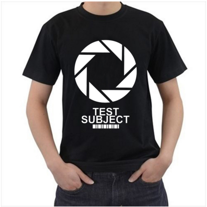 TEST SUBJECT Geek Nerd Men's T-shirts Short Sleeve