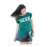 Geek Loose Letter T-shirt For Women