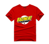 2015 Bazinga T-Shirt Cooper Geek Logo For Men