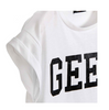 Geek Loose Letter T-shirt For Women